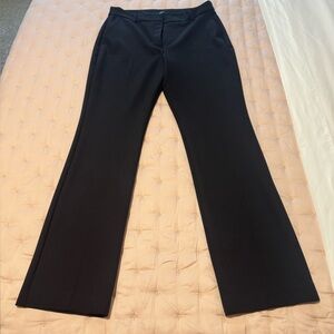 Express Editor Bootcut Dress Pants Black Size 10R Work Career Stretch